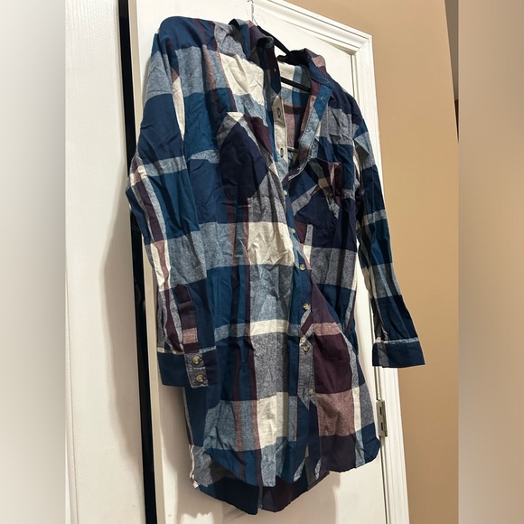 Long plaid dress, thick material - Picture 1 of 1